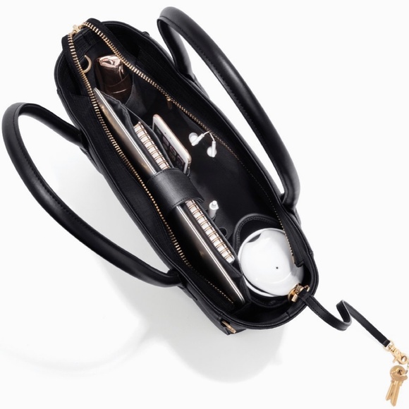 Dagne Dover Classic Signature Tote in Onyx - Picture 2 of 2